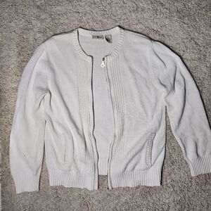 Duck Head White Knit Sweater